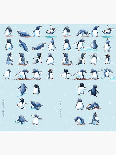 Gentoo penguins colony Socks