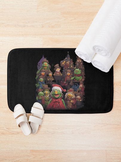 Muppet Christmas Carol Team Bath Mat