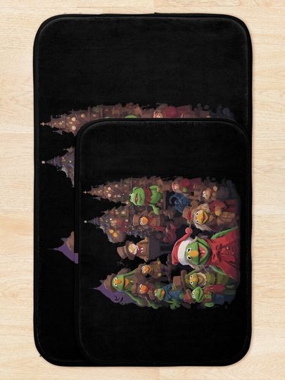 Muppet Christmas Carol Team Bath Mat