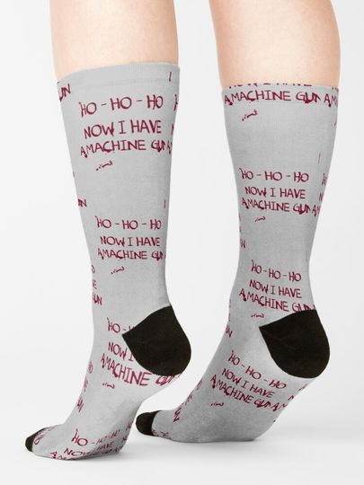 Die Hard: Now I have a machine gun Ho Ho Ho Socks