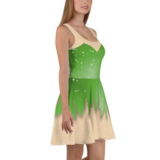 Tinker Bell Inspired Skater Dress