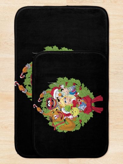The Muppets Christmas Muppet Bath Mat