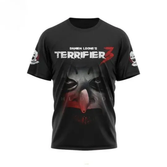 Terrifier 3 He’s Killing Them One By One 3D T-Shirt