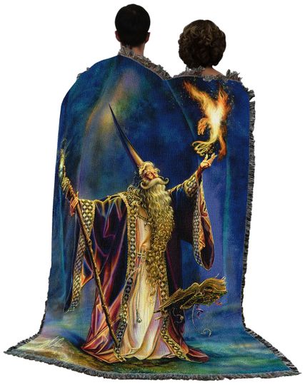 The Wizard - Myles Pinkney Woven Blanket