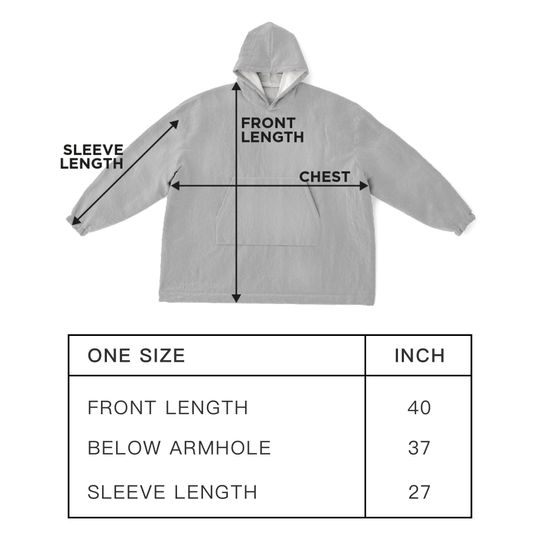 Lucky Cat Nonbinary Blanket Hoodie | Christmas Gift | Winter Wear