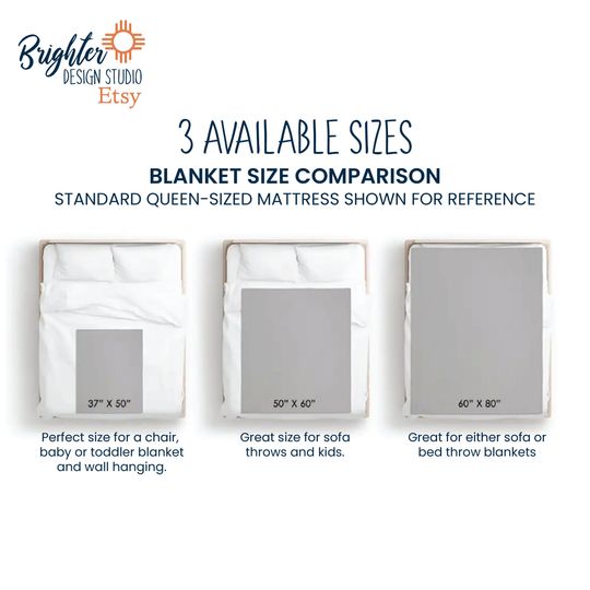 Personalized Highland Cow Woven Blanket