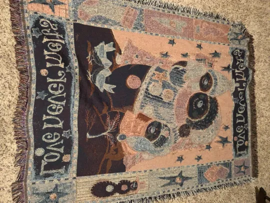 Snowman Tapestry Throw Blanket Love Never Melts Holiday Christmas Lap Blanket