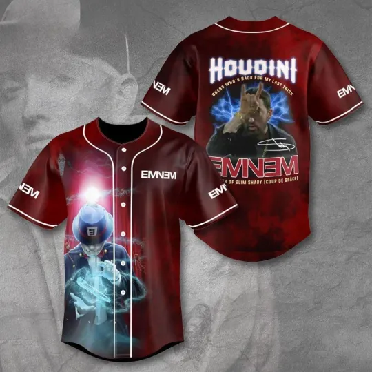 Eminem Baseball Jersey, Baseball Jersey Gift For Fan