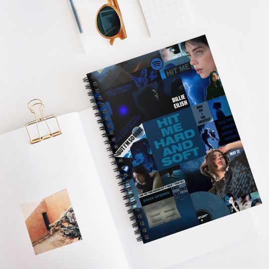 Billie Eilish Spiral Notebook - Ruled Line