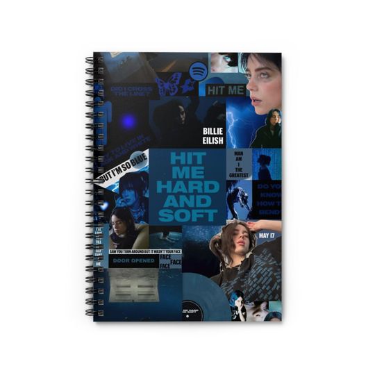Billie Eilish Spiral Notebook - Ruled Line
