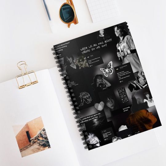 Billie Eilish Spiral Notebook - Ruled Line