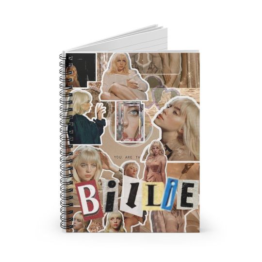 Billie Eilish Spiral Notebook - Ruled Line