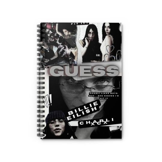 Billie Eilish Spiral Notebook - Ruled Line