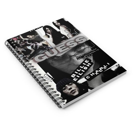 Billie Eilish Spiral Notebook - Ruled Line
