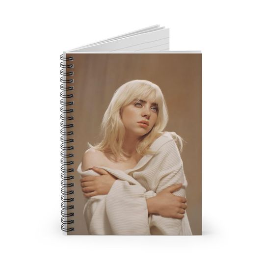 Billie Eilish Spiral Notebook - Ruled Line