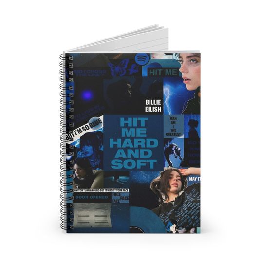 Billie Eilish Spiral Notebook - Ruled Line