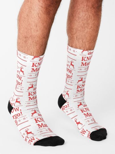 Funny I dont know MARGO Ugly Christmas Socks