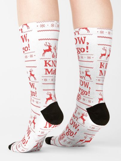 Funny I dont know MARGO Ugly Christmas Socks