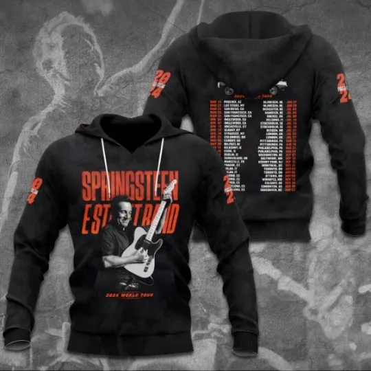 Bruce Springsteen 3D Apparel Hoodie