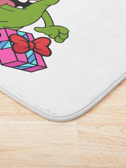 Slimer Christmas Gifts Bath Mat