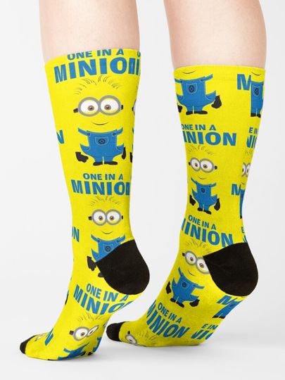 One in a minion Socks