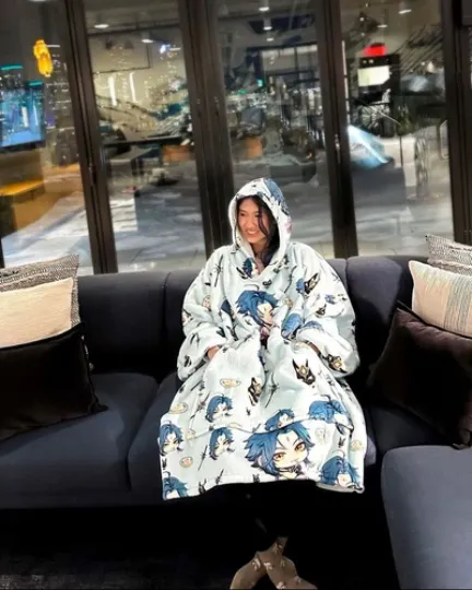 Xiao Genshin Impact Oversized Blanket Hoodie