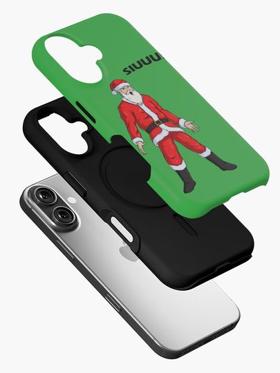 Santa Cristiano SIUUU / CR7 celebration iPhone Case