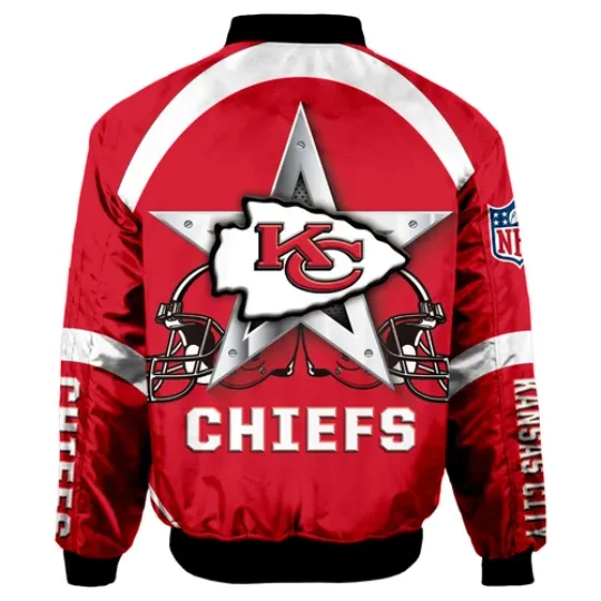 Kansas City Chiefs bomber Jacket running player Casual Jacket