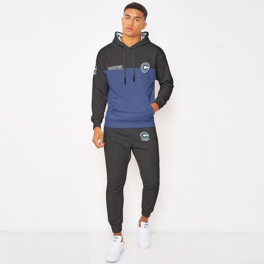 Capsule Corp Hoodie And Jogger Set Anime Clothes
