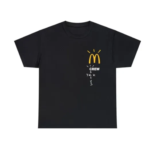 Travis Cactus Jack McDonalds Crew T-Shirt Merch