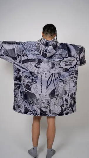 Tengen Uzui demon Oversized Blanket Hoodie
