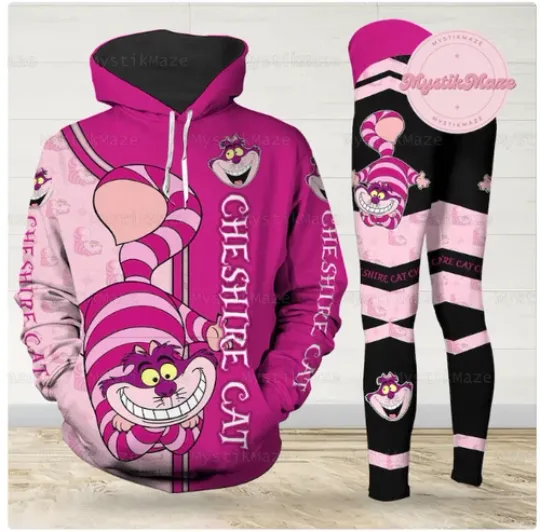 Cheshire Cat 3D Hoodie Legging Set HALLOWEEN GIFT CHRISTMAS GIFT BEST PRICE OVER PRINT