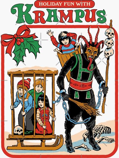 Fun With Krampus Sticker