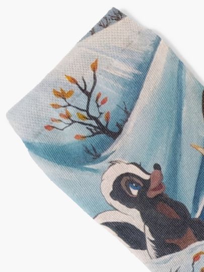 Christmas Bambi and Friends Socks