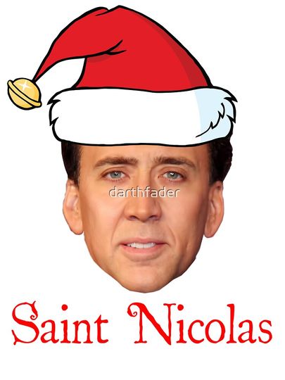 Saint Nicolas Cage Christmas  Baby One-Piece
