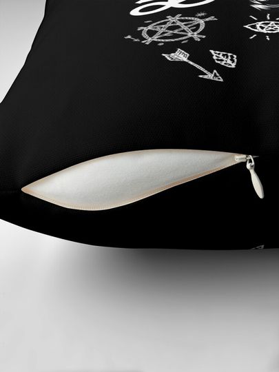 Gothic Baphomet Satanic 666 Black Metal Pillow