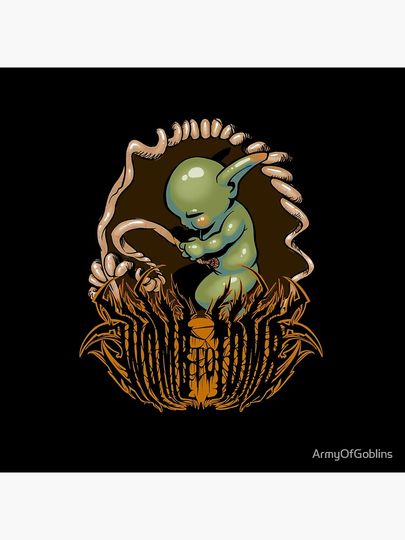 Womb to Tomb Goblin Pillow