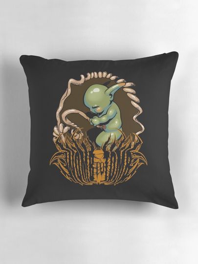 Womb to Tomb Goblin Pillow