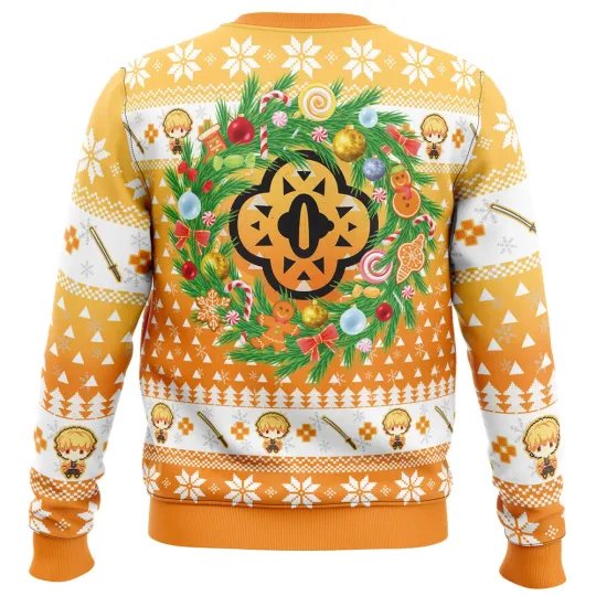 Christmas zenittsu Agatsuma demon Ugly Christmas Sweater