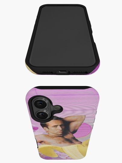 Nicholas Cage Banana Vaporwave iPhone Case