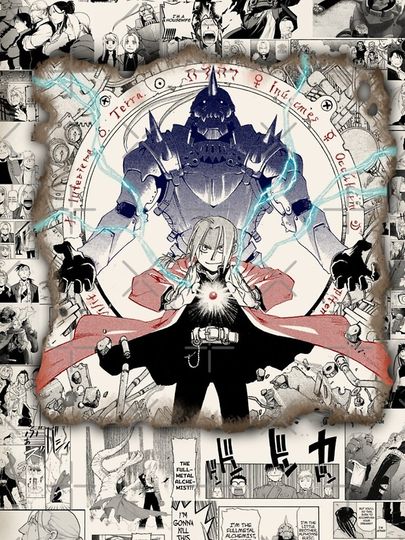 Fullmetal Alchemist Manga Collage iPhone Case