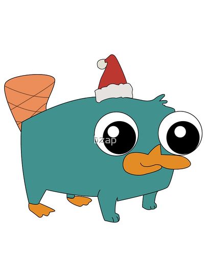 Christmas Baby Perry the Platypus Baby One-Piece