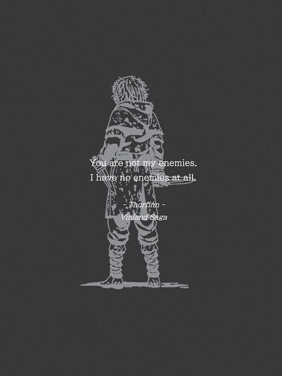 Thorfinn Vinland Saga Quote 1 iPhone Case