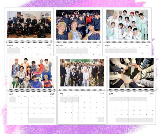 Seventeen 2025 Calendar - Kpop Wall Calendar
