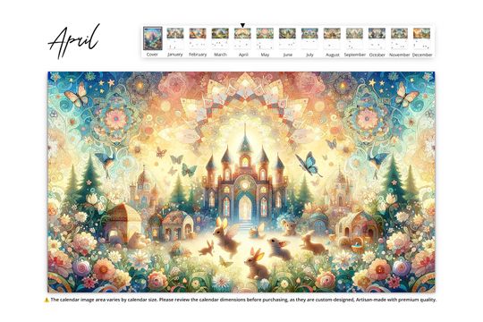 2025 Enchanted Wall Calendar