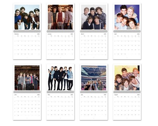 One Direction 2025 Calendar  Perfect Gift for Directioners!