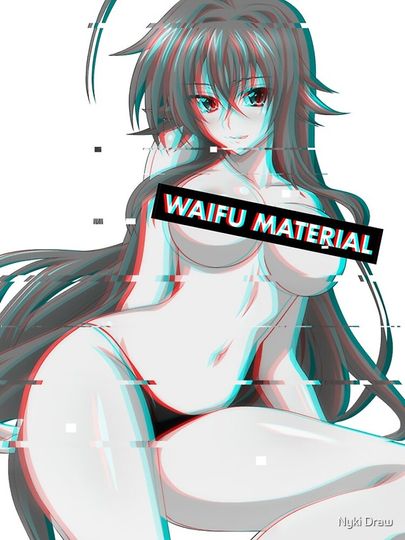 High School DxD - Rias Gremory Waifu Material iPhone Case