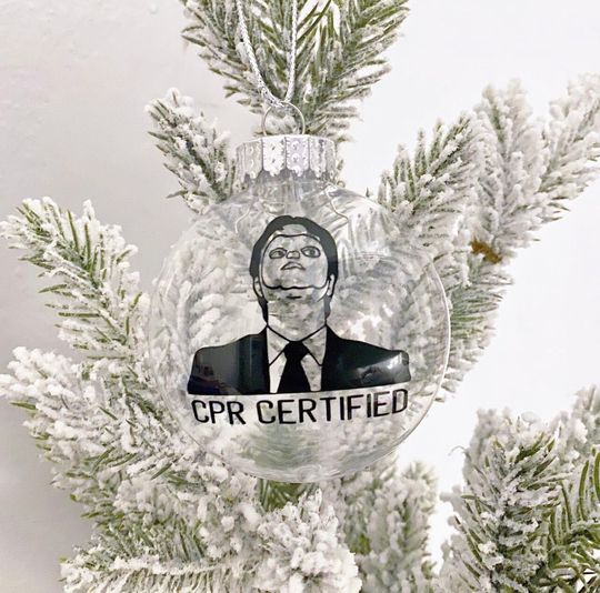Dwight CPR certified Ornament