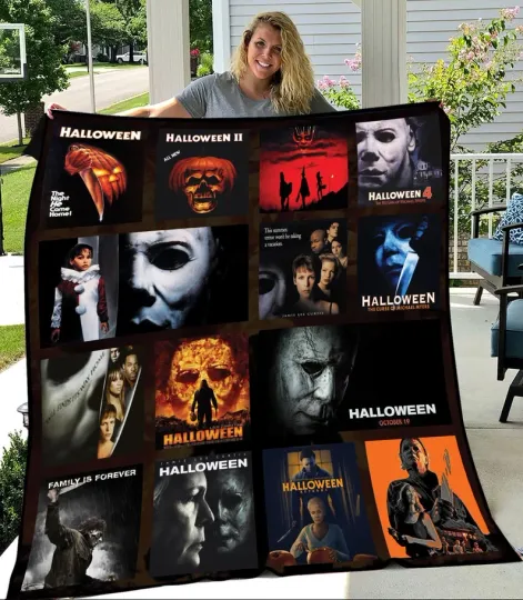 Halloween Michael Myers Fleece Blanket