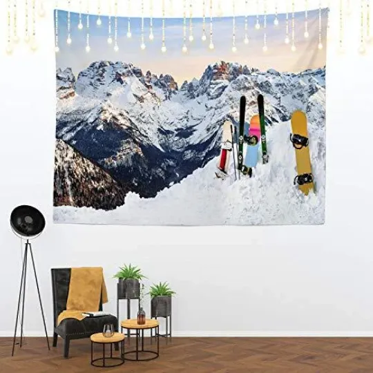 Snow Tapestry, Christmas Snow Mountain